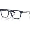 Brooks Brothers 56mm Rectangle Optical Glasses In Blue