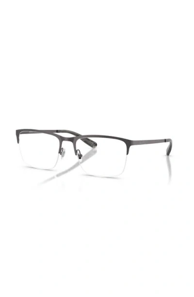 Brooks Brothers 56mm Rectangle Optical Glasses In Gold