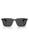 Brooks Brothers 57mm Rectangular Sunglasses In Yellow