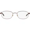 BROOKS BROTHERS BROOKS BROTHERS 57MM ROUND OPTICAL GLASSES