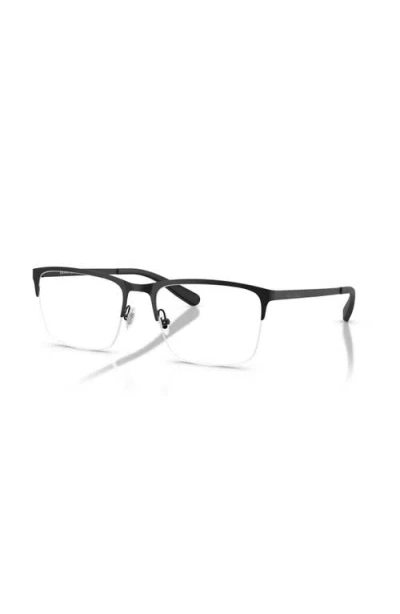 Brooks Brothers 58mm Rectangle Optical Glasses In Black