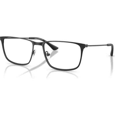 Brooks Brothers 59mm Rectangle Optical Glasses In Black