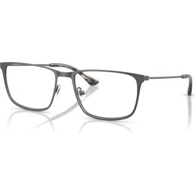 Brooks Brothers 59mm Rectangle Optical Glasses In Gray