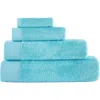 Brooks Brothers 6-piece Solid Signature Cotton Towel Set In Sea Glass
