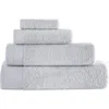 Brooks Brothers 6-piece Solid Signature Cotton Towel Set In Gray