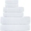 Brooks Brothers 6-piece Solid Signature Cotton Towel Set In White