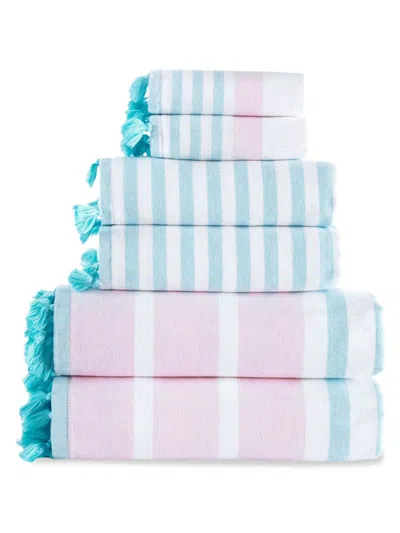 Brooks Brothers 6-piece Turkish Cotton Towel Set In Pink