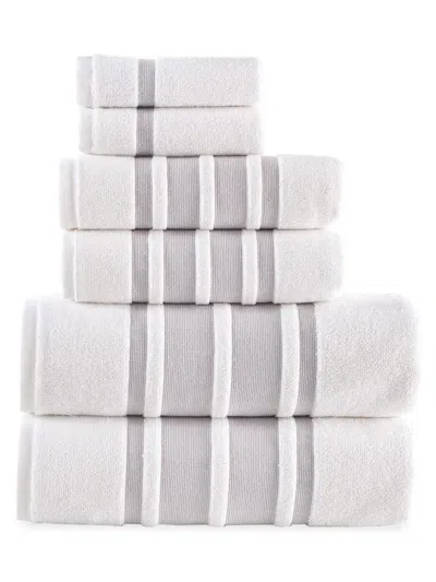 Brooks Brothers Kids' 6-piece Turkish Cotton Towel Set In Neutral