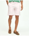 Brooks Brothers 9" Canvas Poplin Shorts In Supima Cotton In Pink