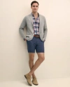 Brooks Brothers 9" Cotton Summer Flannel Shorts In Blue