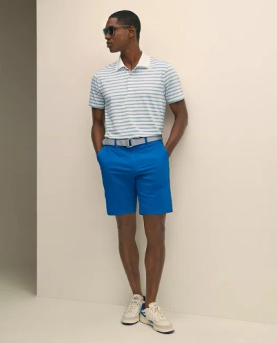 Brooks Brothers 9" Performance Series Stretch Shorts In Blue