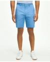 Brooks Brothers 9" Performance Series Stretch Shorts In Bright Blue