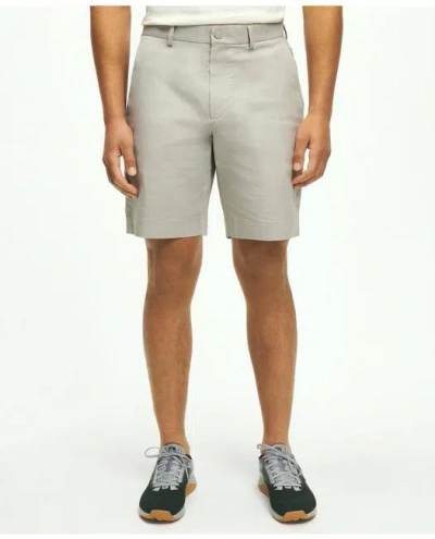 Brooks Brothers 9" Performance Series Stretch Shorts In Grey