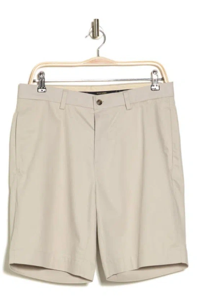 Brooks Brothers Advanced Chino Shorts In Stone