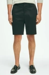 Brooks Brothers Advantage Wrinkle Resistant Stretch Chino Shorts In Black