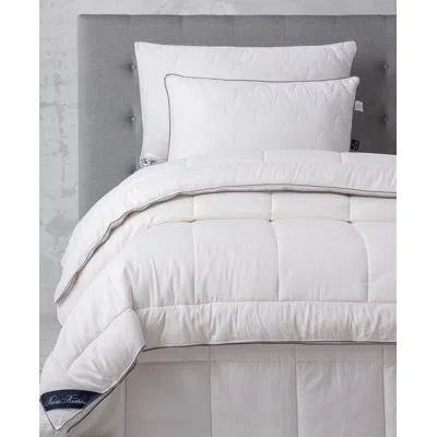 Brooks Brothers All Season Tencel Down Alternative Comforter In White
