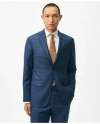 Brooks Brothers American-made Slim Fit Multi Checked 1818 Suit In Navy
