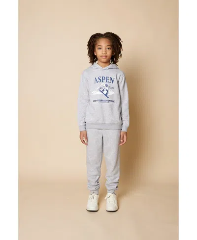 Brooks Brothers Kids' B By  Big Boys Fleece Sweatpant In Med Grey