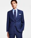 Brooks Brothers B By  Men's Classic-fit Stretch Wool Blend Suit Separates Jacket In Med Blue