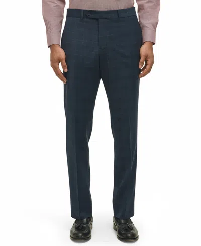 Brooks Brothers B By  Men's Classic-fit Stretch Wool Blend Suit Pant In Blue
