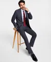 Brooks Brothers B By  Men's Classic-fit Stretch Wool Blend Suit Separates Jacket In Med Grey