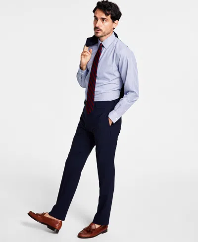 Brooks Brothers B By  Men's Classic-fit Stretch Wool Blend Suit Separates Pant In Navy