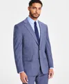 Brooks Brothers B By  Men's Classic-fit Wool Blend Suit Separates Jacket In Blue Multi