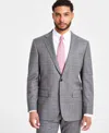 Brooks Brothers B By  Men's Classic-fit Wool Blend Suit Separates Jacket In Grey Multi