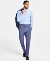 Brooks Brothers B By  Men's Classic-fit Wool Blend Suit Separates Pant In Blue Multi