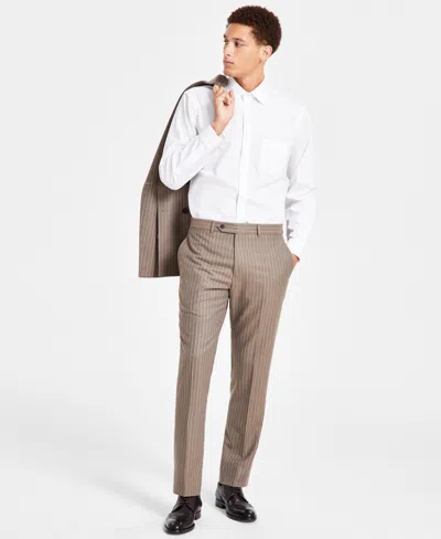 Brooks Brothers B By  Men's Classic-fit Wool Blend Suit Separates Pant In Ivory