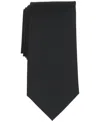 Brooks Brothers B By  Men's Classic Solid Pattern Tie In Black