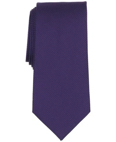Brooks Brothers B By  Men's Classic Solid Pattern Tie In Purple