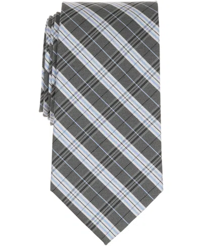 Brooks Brothers B By  Men's Double Plaid Pattern Tie