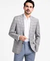 Brooks Brothers B By  Men's Plaid Wool-blend Stretch Regular-fit Sports Coat In Multi Color Check