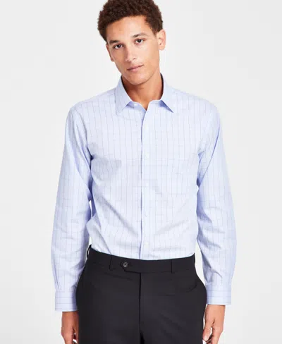 Brooks Brothers B By  Men's Regular-fit Dress Shirt In Blue