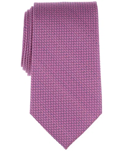 Brooks Brothers B By  Men's Solid Textured Tie In Pink