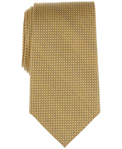 Brooks Brothers B By  Men's Solid Textured Tie In Yellow