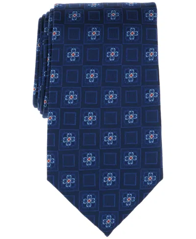 Brooks Brothers B By  Men's Square Florette Tie In Navy
