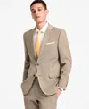 Brooks Brothers B By  Men's Wool-blend Stretch Classic-fit Suit Separates Jacket In Beige