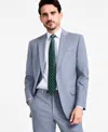 Brooks Brothers B By  Men's Wool-blend Stretch Classic-fit Suit Separates Jacket In Light Blue
