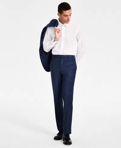 BROOKS BROTHERS B BY BROOKS BROTHERS MEN'S WOOL-BLEND STRETCH CLASSIC-FIT SUIT SEPARATES PANT
