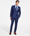 Brooks Brothers B By  Mens Classic Fit Stretch Wool Blend Suit Separates In Med Blue