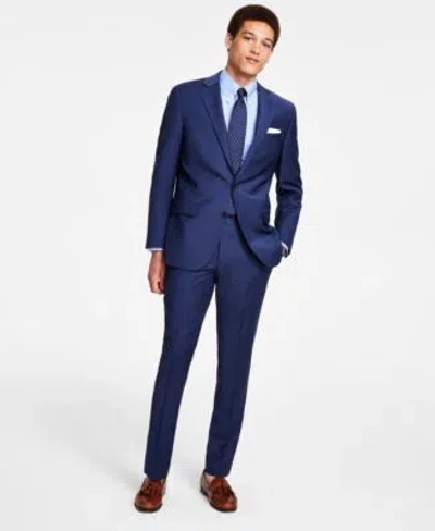 Brooks Brothers B By  Mens Classic Fit Stretch Wool Blend Suit Separates In Med Blue
