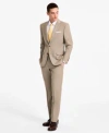 Brooks Brothers B By  Mens Classic Fit Suit Jacket Pants In Beige