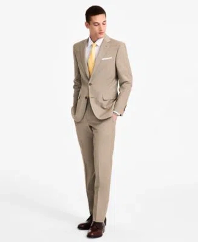 Brooks Brothers B By  Mens Classic Fit Suit Jacket Pants In Beige