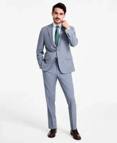 Brooks Brothers B By  Mens Classic Fit Suit Jacket Pants In Light Blue