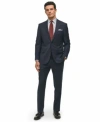 Brooks Brothers B By  Mens Classic Fit Windowpane Wool Suit In Blue