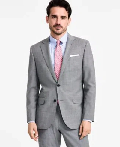 Brooks Brothers B By  Mens Windowpane Suit Jacket Pants In Grey