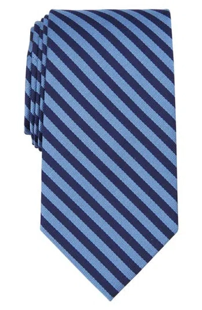 Brooks Brothers Bar Stripe Silk Blend Tie In Lt. Blue