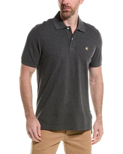 Brooks Brothers Basic Pique Original Fit Polo Shirt In Grey